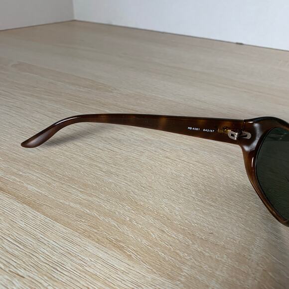 Ray-Ban RB4061 642/57 Sunglasses Tortoise Shell FRAMES ONLY Italy - Picture 4 of 8